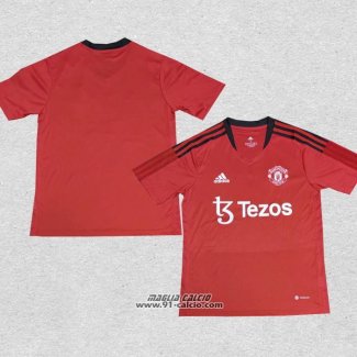 Maglia Allenamento Manchester United 2022 Rosso