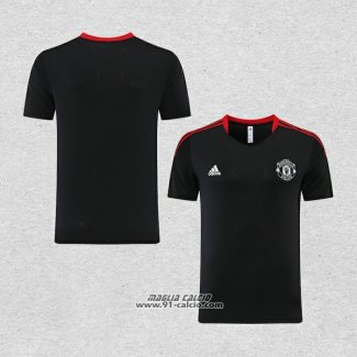 Maglia Allenamento Manchester United 2023-2024 Nero