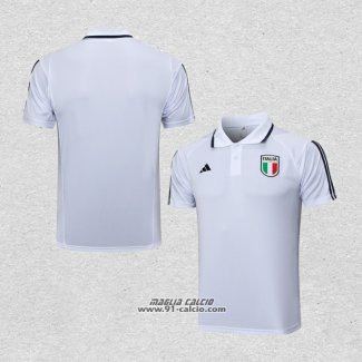 Maglia Polo Italia 2023-2024 Bianco