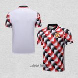 Maglia Polo Manchester United 2022-2023 Nero e Rosso