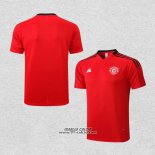 Maglia Polo Manchester United 2022-2023 Rosso
