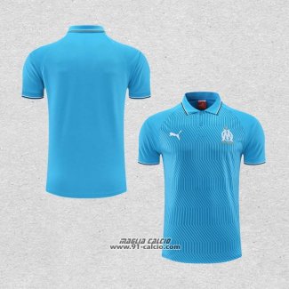 Maglia Polo Olympique Marsiglia 2022-2023 Blu