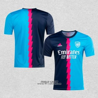 Maglia Prematch Arsenal 2023 Blu