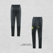 Pantaloni Allenamento Borussia Dortmund 2022-2023 Grigio