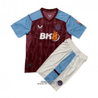 Prima Maglia Aston Villa Bambino 2023-2024