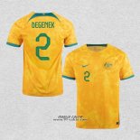 Prima Maglia Australia Giocatore Degenek 2022