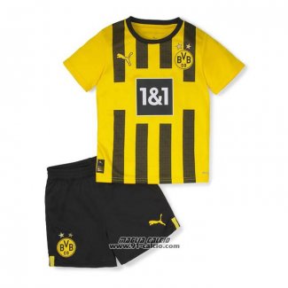 Prima Maglia Borussia Dortmund Bambino 2022-2023