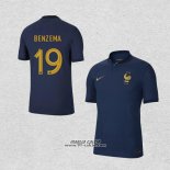 Prima Maglia Francia Giocatore Benzema 2022