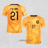 Prima Maglia Paesi Bassi Giocatore F.De Jong 2022