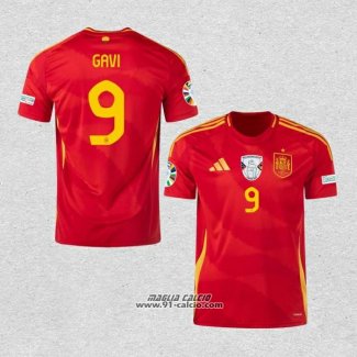 Prima Maglia Spagna Giocatore Gavi 2024