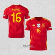 Prima Maglia Spagna Giocatore Rodrigo 2024