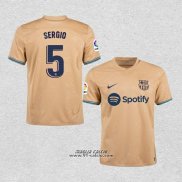 Seconda Maglia Barcellona Giocatore Sergio 2022-2023