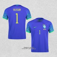 Seconda Maglia Brasile Giocatore Alisson 2022