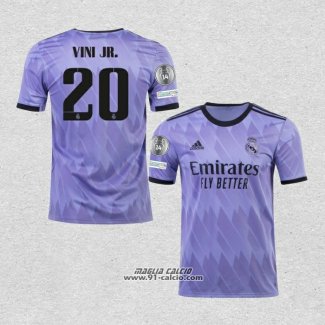 Seconda Maglia Real Madrid Giocatore Vini JR. 2022-2023