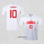 Seconda Maglia Svizzera Giocatore Xhaka 2022