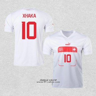 Seconda Maglia Svizzera Giocatore Xhaka 2022