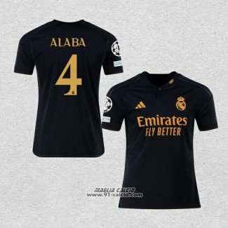 Terza Maglia Real Madrid Giocatore Alaba 2023-2024