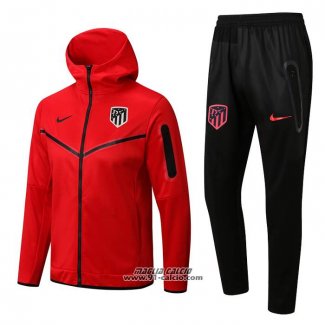 Tuta con Cappuccio Atletico Madrid 2022-2023 Rosso