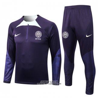 Tuta da Track Felpa Inter 2022-2023 Purpura