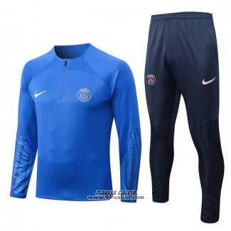 Tuta da Track Felpa Paris Saint-Germain 2022-2023 Blu