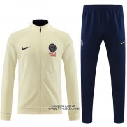 Tuta da Track Giacca Paris Saint-Germain 2023-2024 Giallo