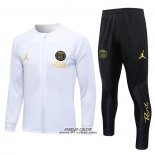 Tuta da Track Giacca Paris Saint-Germain Jordan 2023-2024 Bianco