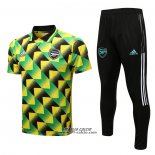 Conjunto Polo Arsenal 2022-2023 Nero e Verde