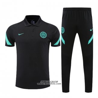 Conjunto Polo Inter 2022-2023 Nero