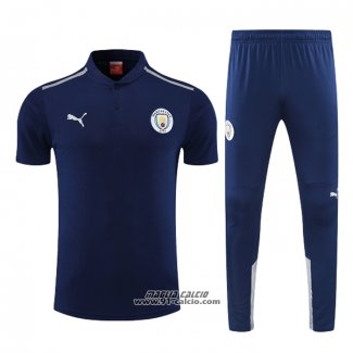 Conjunto Polo Manchester City 2022-2023 Blu Navy