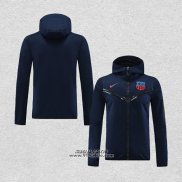 Giacca con Cappuccio Barcellona 2022-2023 Blu