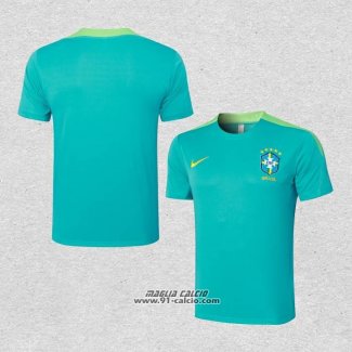 Maglia Allenamento Brasile 2024-2025 Verde