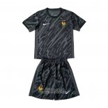 Maglia Francia Portiere Bambino 2024 Nero