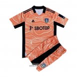 Maglia Leeds United Portiere Bambino 2021-2022 Arancione