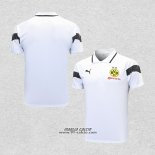 Maglia Polo Borussia Dortmund 2023-2024 Bianco