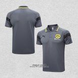 Maglia Polo Borussia Dortmund 2023-2024 Grigio