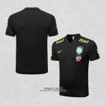 Maglia Polo Brasile 2022-2023 Nero