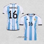 Prima Maglia Argentina Giocatore Martinez 2022