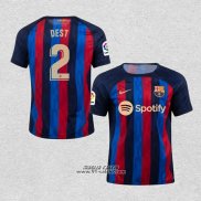 Prima Maglia Barcellona Giocatore Dest 2022-2023