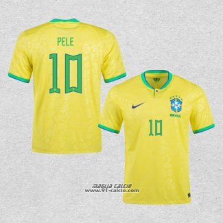 Prima Maglia Brasile Giocatore Pele 2022