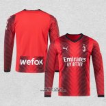 Prima Maglia Milan Manica Lunga 2023-2024