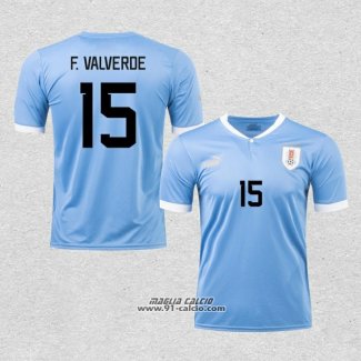 Prima Maglia Uruguay Giocatore F.Valverde 2022