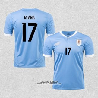 Prima Maglia Uruguay Giocatore M.Vina 2022