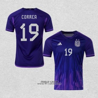 Seconda Maglia Argentina Giocatore Correa 2022