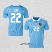 Seconda Maglia Belgio Giocatore Doku 2024