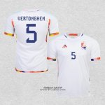 Seconda Maglia Belgio Giocatore Vertonghen 2022
