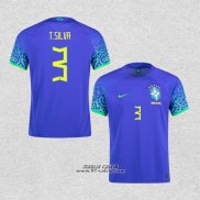 Seconda Maglia Brasile Giocatore T.Silva 2022