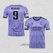 Seconda Maglia Real Madrid Giocatore Benzema 2022-2023