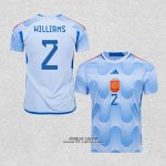 Seconda Maglia Spagna Giocatore Williams 2022