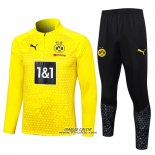 Tuta da Track Felpa Borussia Dortmund 2023-2024 Giallo