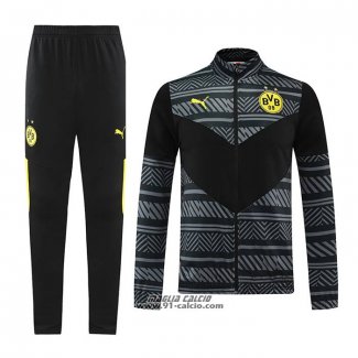 Tuta da Track Giacca Borussia Dortmund 2022-2023 Grigio